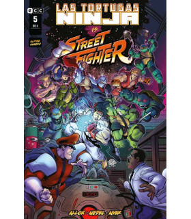 LAS TORTUGAS NINJA VS. STREET FIGHTER NÚM. 5 DE 5