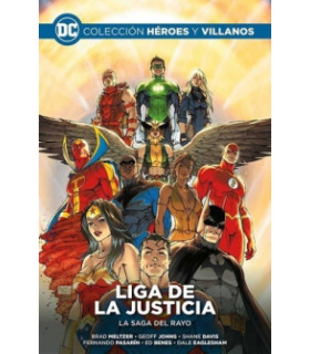 COLECCION HEROES Y VILLANO VOL. 56: LIGA DE LA JUSTICIA LA SAGA DEL RAYO