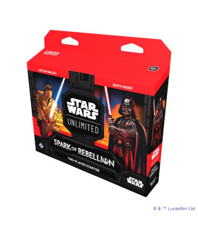 STAR WARS UNLIMITED SPARK OF REBELLION CAJA DE INICIO 2 JUGADORES