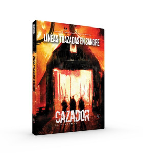 CAZADOR LINEAS TRAZADAS DE SANGRE