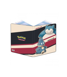 ALBUM 4 BOLSILLOS POKEMON - SNORLAX & MUNCHLAX