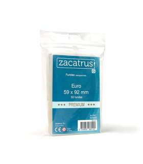 FUNDAS ZACATRUS EURO (59 MM X 92 MM) (55 UDS)