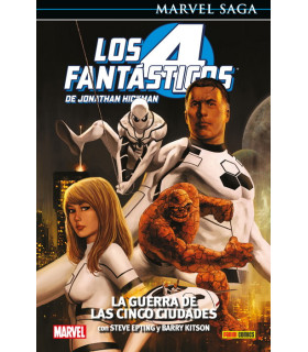 LOS 4 FANTÁSTICOS DE JONATHAN HICKMAN 04: LA GUERRA DE LAS CINCO CIUDADES (MARVEL SAGA)