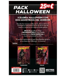PACK HALLOWEEN DRACULA & FRANKENSTEIN