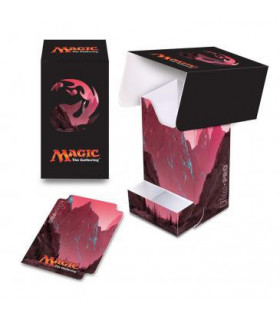 MANA 5 MOUNTAIN FULL VIEW DECK BOX WITH TRAY FOR MAGIC: THE GATHERING