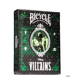 NAIPES - BARAJA BICYCLE DISNEY VILLAINS VERDE/MORADO