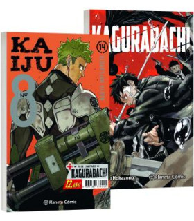 KAIJUU8 Nº 14 + KAGURABACHI Nº 01 (PACK ESPECIAL)