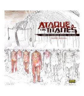 ATAQUE A LOS TITANES. LIBRO DE COLOREAR OFICIAL 01