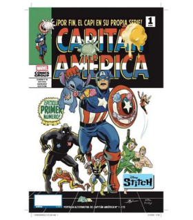 CAPITAN AMERICA (PORTADA ALTERNATIVA DISNEY STICH) 01