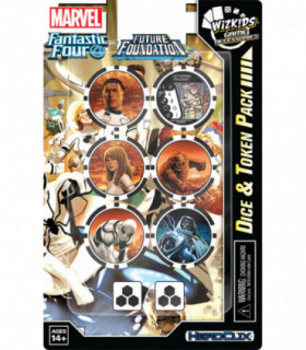 HEROCLIX: FANTASTIC FOUR FUTURE FOUNDATION DICE & TOKEN PACK