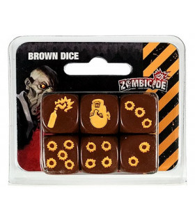 ZOMBICIDE: DADOS MARRON
