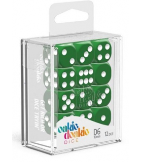 OAKIE DOAKIE DADOS D6 16MM SOLID (12) Verde