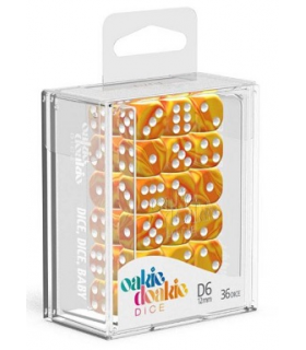 OAKIE DOAKIE DADOS D6 12MM GEMIDICE- SUNSTONE (36)