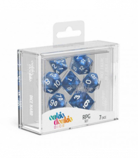 OAKIE DOAKIE DADOS RPG SET MARBLE - AZUL (7)