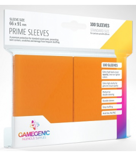 GAMEGENIC PRIME SLEEVES ORANGE