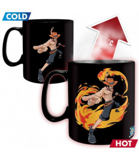 TAZA TÉRMICA LUFFY Y ACE - ONE PIECE