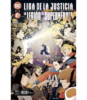 LIGA DE LA JUSTICIA CONTRA LA LEGIÓN DE SUPERHÉROES NÚM. 5 DE 6