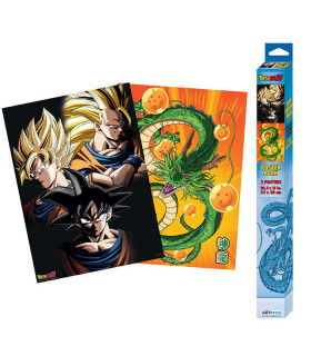DRAGON BALL Z SER 2 CHIBI POSTERS GOKU AND & SHENRON (52x38cm)