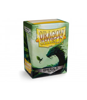 DRAGON SHIELD SLEEVES MATTE 100 EMERALD