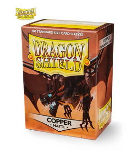 FUNDAS DRAGON SHIELD 100 MATTE COPPER