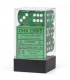CHESSEX 16MM TRANSLUCENT DICE GREEN/WHITE 12