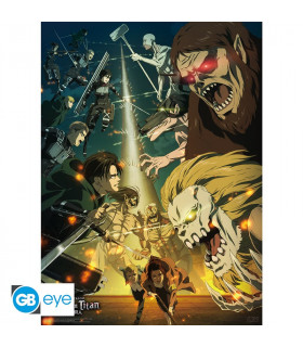 ATTACK ON TITAN SET 2 CHIBI POSTERS (52x38cm)