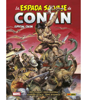 BIBLIOTECA CONAN. LA ESPADA SALVAJE DE CONAN - ESPECIAL COLOR. MARVEL COMICS SUP