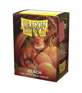 FUNDAS DRAGON SHIELD PEACH MATTE
