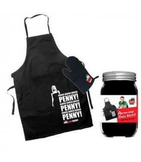 DELANTAL Y MANOPLA BIG BANG THEORY PENNY