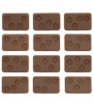 FLAMES OF WAR MEDIUM BASES - 4 HOLES
