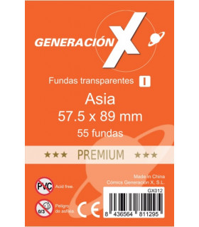 FUNDAS GENX ASIA PREMIUM 57.5X89 MM (55)