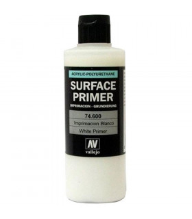Vallejo Imprimación Acrílica Poliuretano Blanco 200ml 74600