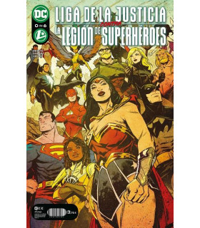 LIGA DE LA JUSTICIA CONTRA LA LEGIÓN DE SUPERHÉROES NÚM. 0 DE 6