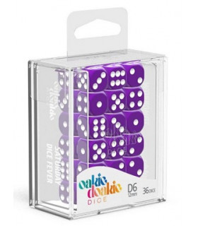 OAKIE DOAKIE DADOS D6 12MM SOLID - PURPURA (36)
