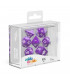 OAKIE DOAKIE DADOS RPG SET SOLID - PURPURA (7)