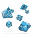 OAKIE DOAKIE DADOS RPG SET SPECKLED - AZUL CLARO (7)