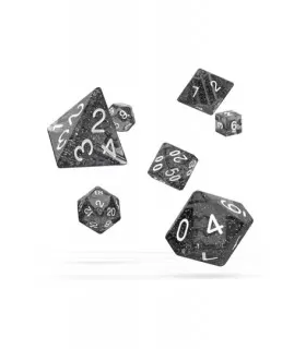 OAKIE DOAKIE DADOS RPG SET SPECKLED - NEGRO (7)