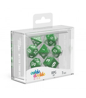 OAKIE DOAKIE DADOS RPG SET SOLID - VERDE(7)