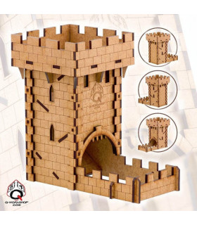 Q-WORKSHOP: DICE TOWER MEDIEVAL