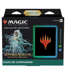 MTG SEÑOR DE LOS ANILLOS RELATOS DE LA TIERRA MEDIA BARAJA COMMANDER CONCILIO ELFICO ESPAÑOL