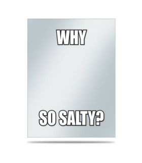 DECK PROTECTOR COVERS MEMES: WHY SO SALTY? (50U)