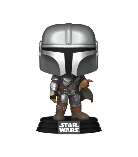 FUNKO POP! STAR WARS BOOK OF BOBA FETT S2 - MANDO W/POUCH
