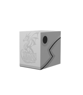 DRAGON SHIELD DOUBLE SHELL - ASHEN WHITE/BLACK