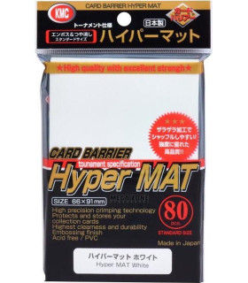 KMC CARD BARRIER HYPER MAT - WHITE (80)