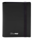 ULTRA PRO: 4-POCKET PRO-BINDER ECLIPSE: JET BLACK