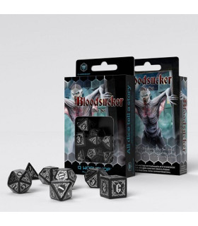 Q-WORKSHOP: BLOODSUCKER PACK DE DADOS NEGRO Y PLATA (7)