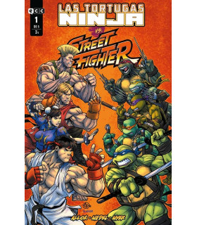 LAS TORTUGAS NINJA VS. STREET FIGHTER NÚM. 1 DE 5