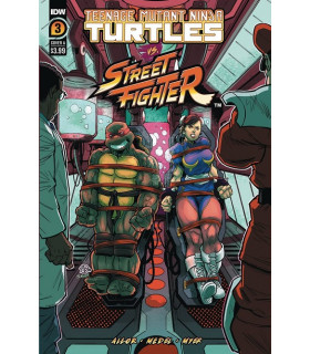 LAS TORTUGAS NINJA VS. STREET FIGHTER NÚM. 3 DE 5