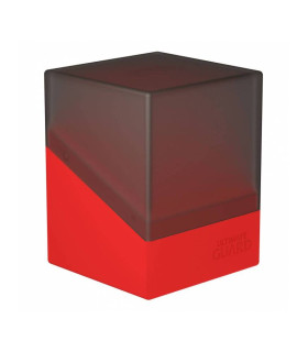 ULTIMATE GUARD - BOULDER DECK CASE 100+ SYNERGY BLACK/RED