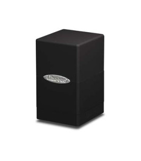 SATIN TOWER DECK BOX -BLACK (NEGRO)